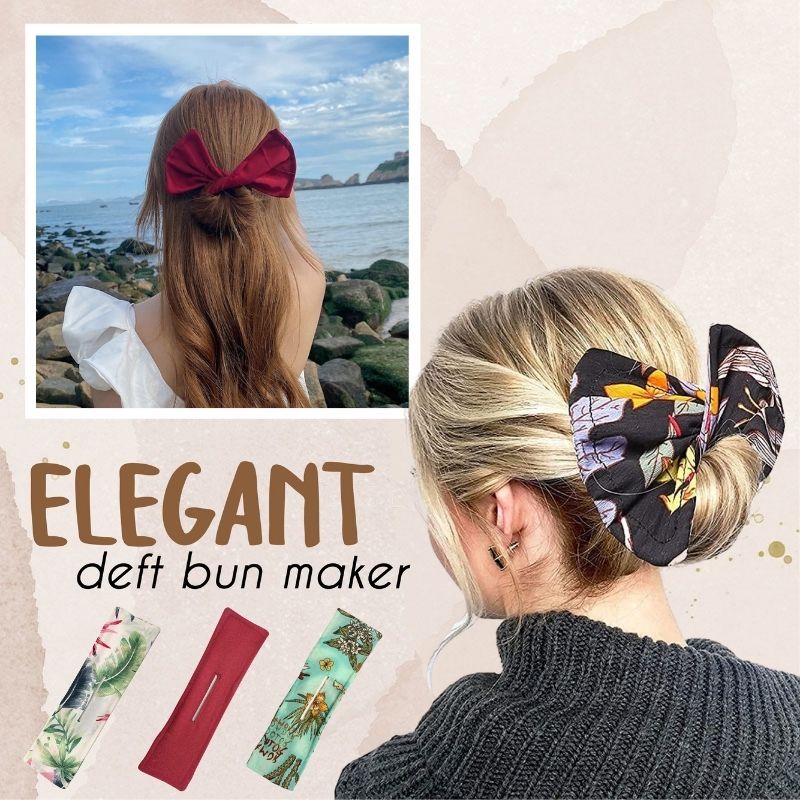 Ella Multicolor Elegant Bendable Anti-Slip Deft Bun Maker