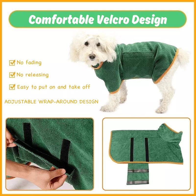 Christmas Sale 50% OFF-Super absorbent pet bathrobe (Free Shipping Over Two Piece)