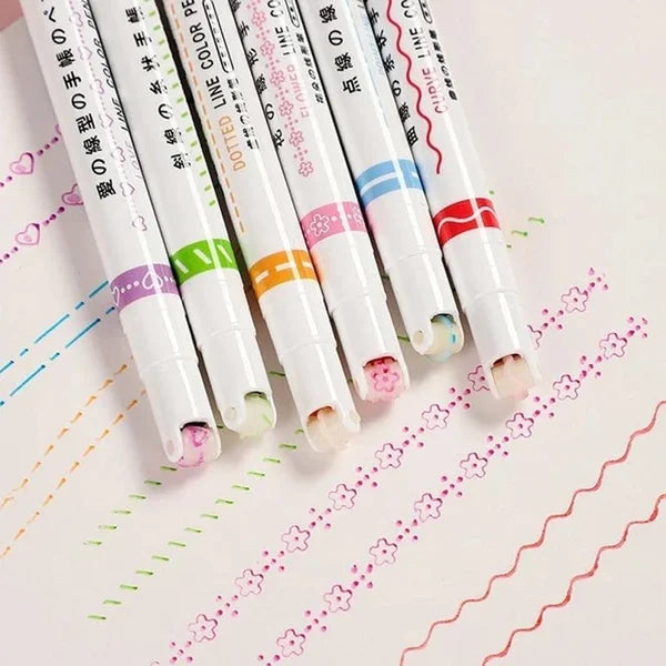 🌈Curve Highlighter Pen-🔥Buy More,Save More🔥