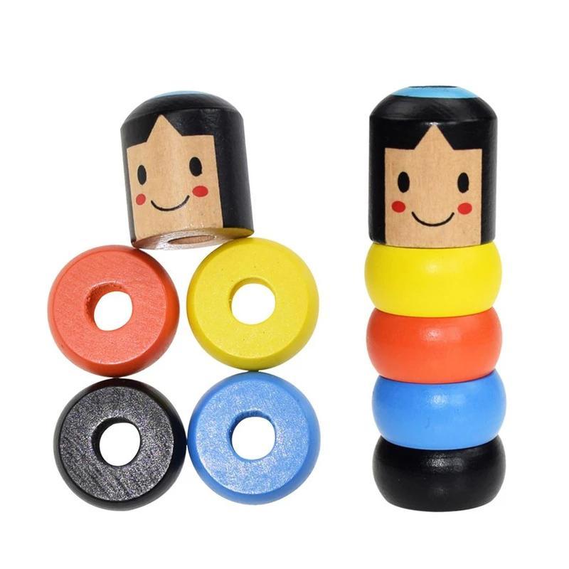 UNBREAKABLE WOODEN MAN MAGIC TOY