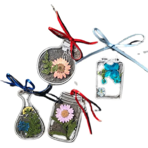 20 PCS Dried Flower Bookmarks(Without dried flowers)