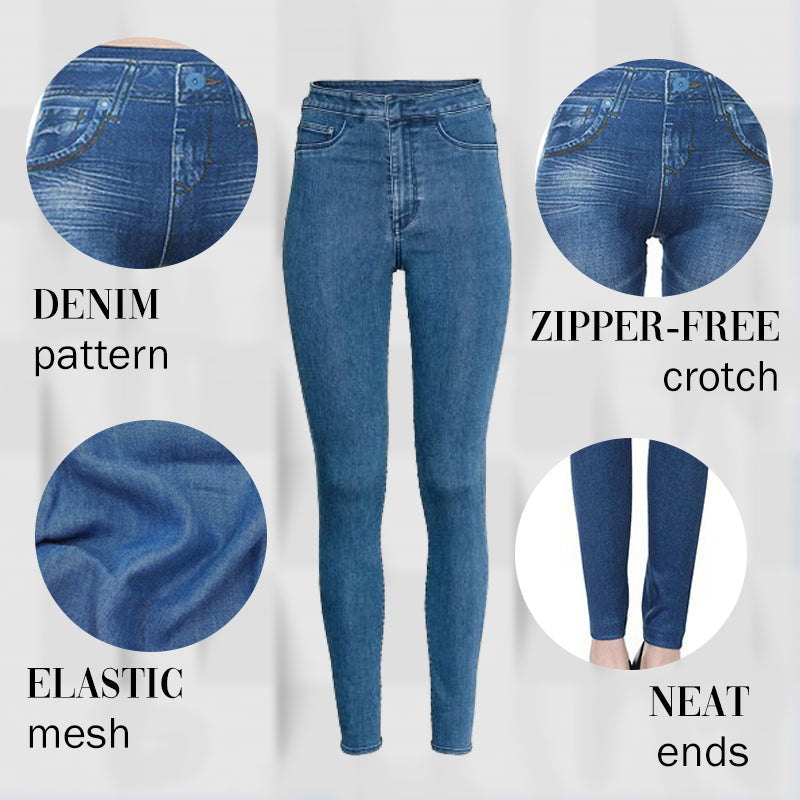 New Margot Perfect Stretch Skinny Fit Pull-On Push-Up Plus-Size Denim Jeans Leggings