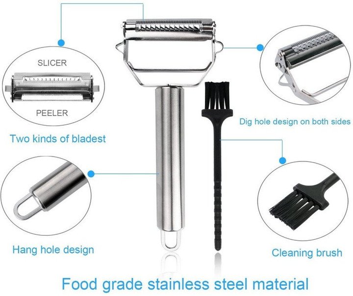 🔥NEW YEAR SALE OFF - Stainless Steel Multifunctional Peeler