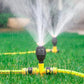 🔥360° Rotation Auto Irrigation System Garden Lawn Sprinkler Patio,Coverage Diameter 65ft