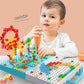 Creative Mosaic Puzzle Toy With Electric Drill Screw Tool Set