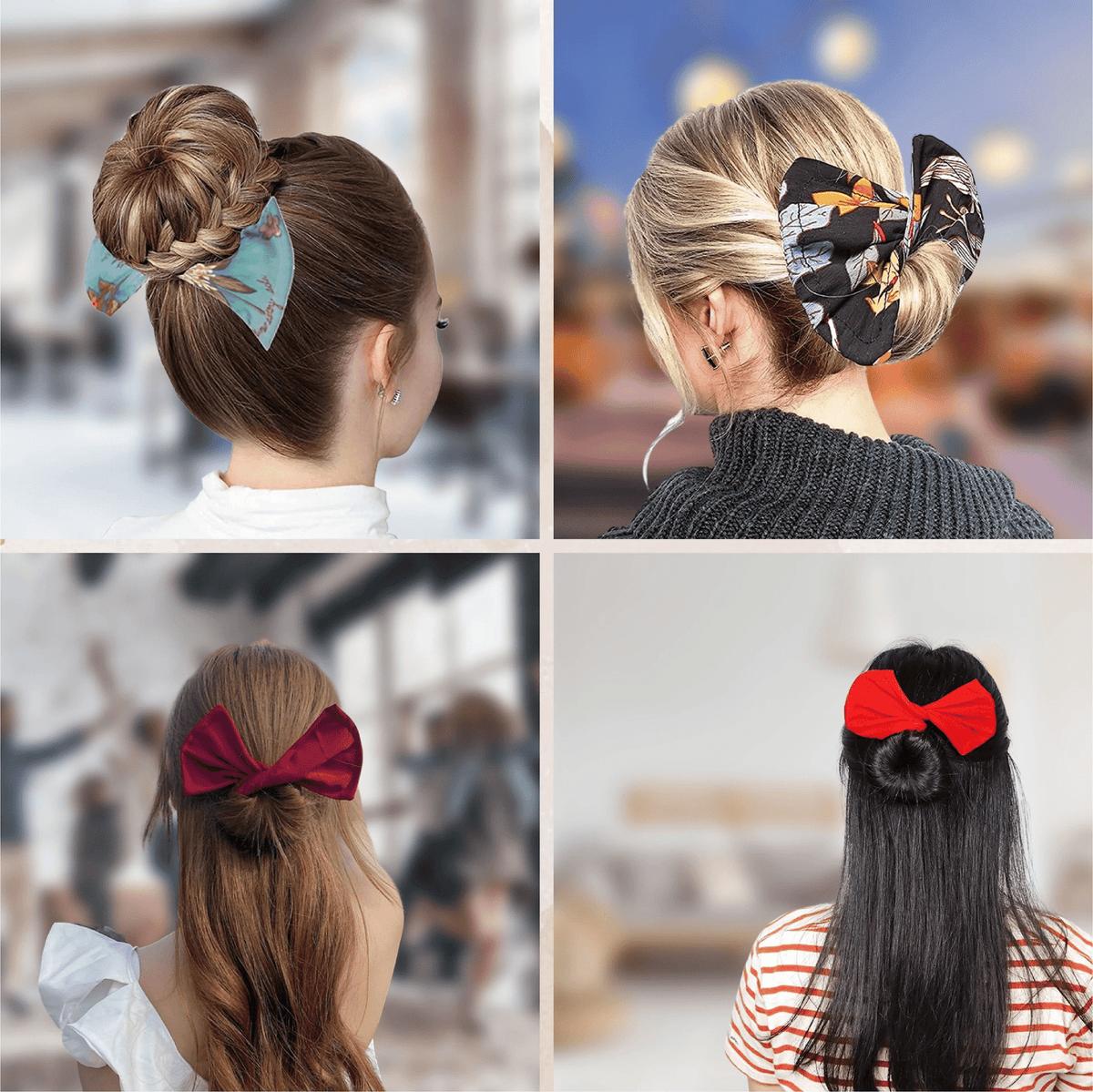 Ella Multicolor Elegant Bendable Anti-Slip Deft Bun Maker