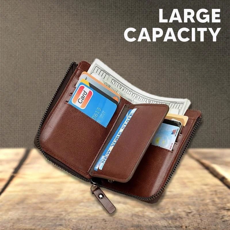 Fossy Multi-Function Waterproof Leather RFID Blocking Wallet ??Sale Off 50%??