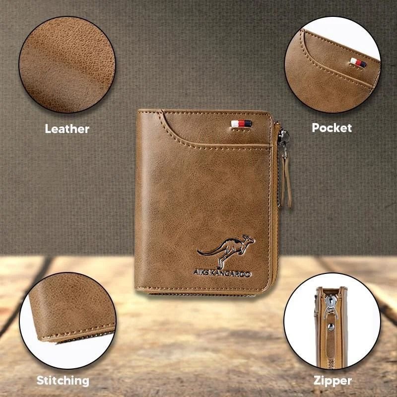 Fossy Multi-Function Waterproof Leather RFID Blocking Wallet ??Sale Off 50%??