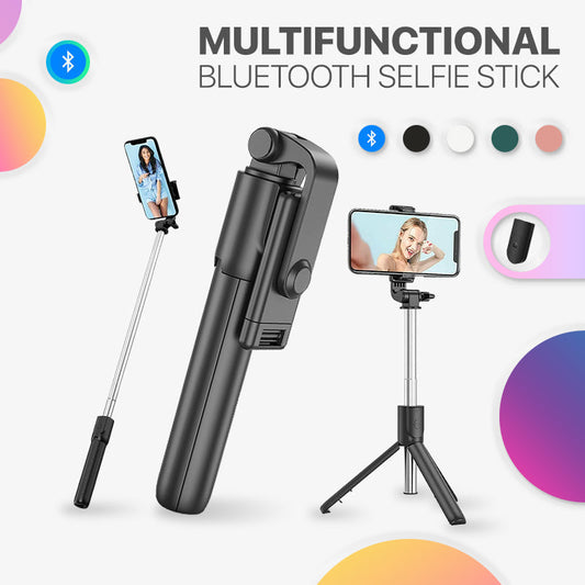 Autum Bluetooth Extendable Multifunctional Selfie Stick for Cell Phone