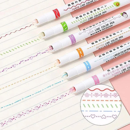 🌈Curve Highlighter Pen-🔥Buy More,Save More🔥