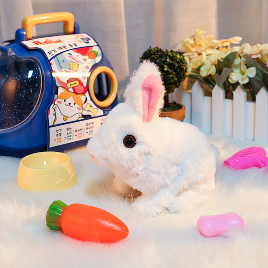 (🎁Early Easter Sale) Bunny Toys Educational Interactive Toys Bunnies Can Walk and Talk