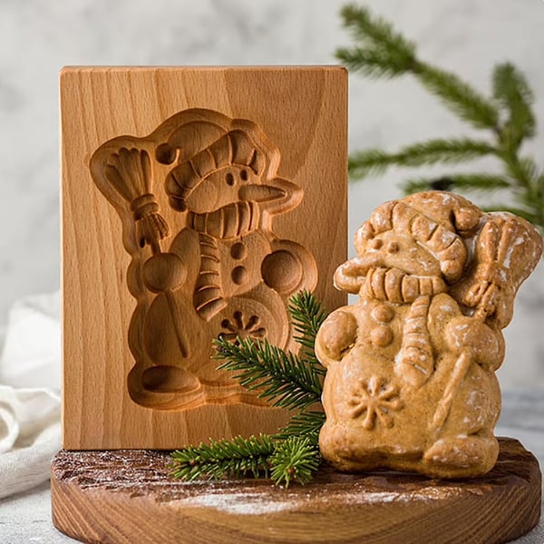 (🎁Early Christmas Sale- 49% OFF🎁)Wood Patterned Cookie Cutter - Embossing Mold For Cookies