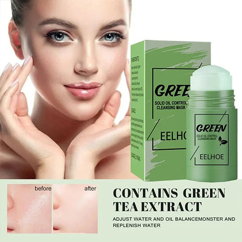 Green Tea Cleansing Mud Bar for Anti-Acne & Pore Shrinking 50% OFF