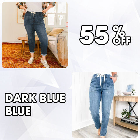 🔥Last Day Promotions – 49% Off🔥 JUDY BLUE PULL ON DENIM JOGGERS