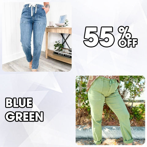 🔥Last Day Promotions – 49% Off🔥 JUDY BLUE PULL ON DENIM JOGGERS