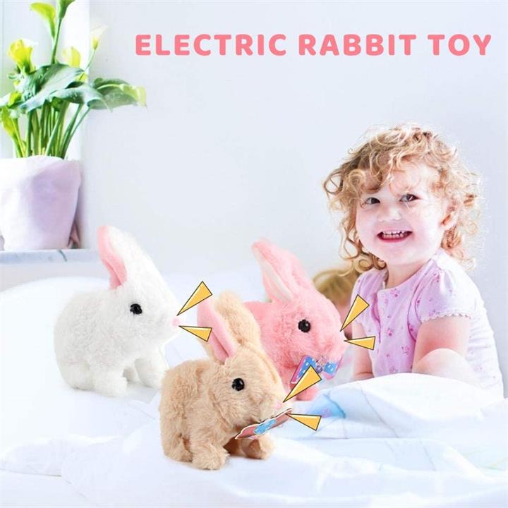 (🎁Early Easter Sale) Bunny Toys Educational Interactive Toys Bunnies Can Walk and Talk