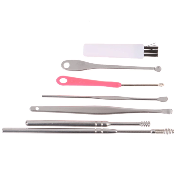 Set Smart Ear Wax Pickers Stainless Steel (7Pcs/set)