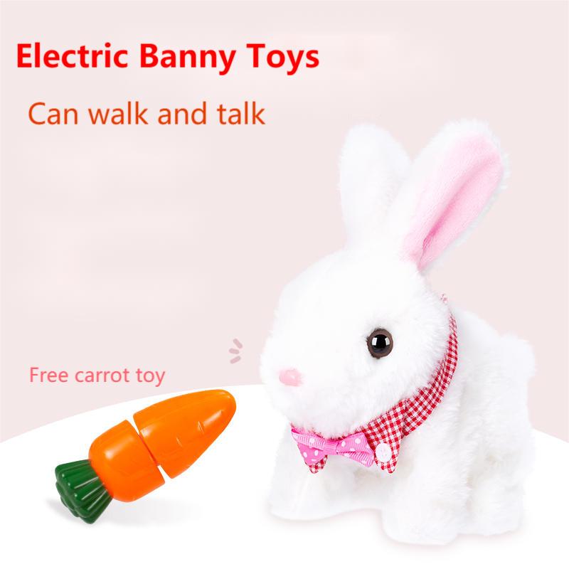 (🎁Early Easter Sale) Bunny Toys Educational Interactive Toys Bunnies Can Walk and Talk