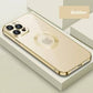 2022 New Version 2.0 Transparent Electroplated iPhone Case With Camera Protector