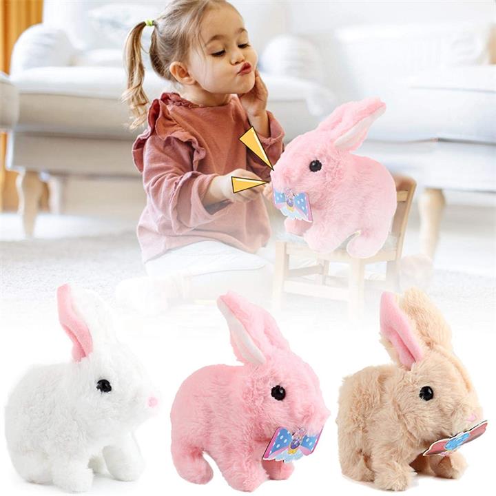 (🎁Early Easter Sale) Bunny Toys Educational Interactive Toys Bunnies Can Walk and Talk