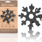 Amenitee 18-in-1 stainless steel snowflakes multi-tool&keychain