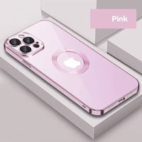 2022 New Version 2.0 Transparent Electroplated iPhone Case With Camera Protector