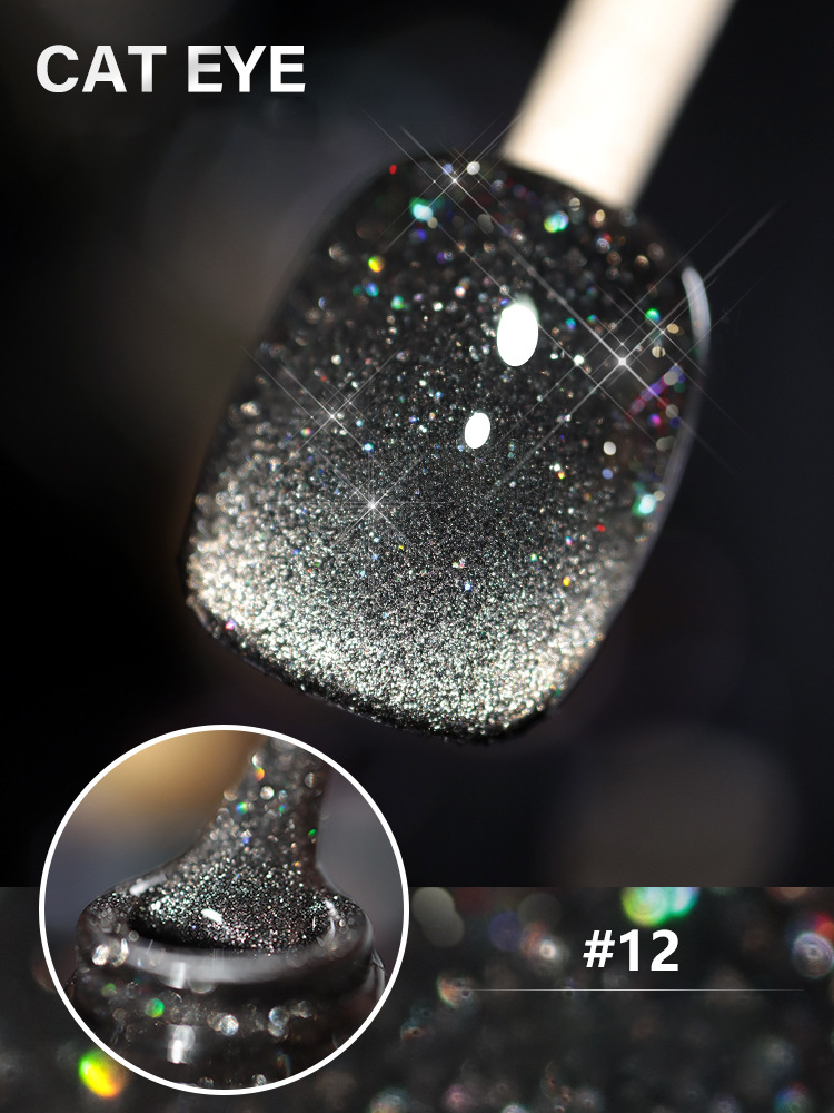 🔥🔥HOT SALE NOW-Laser Diamond Cat Eye Nail Polish-Buy 3 Save 10%