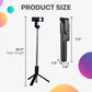 Autum Bluetooth Extendable Multifunctional Selfie Stick for Cell Phone