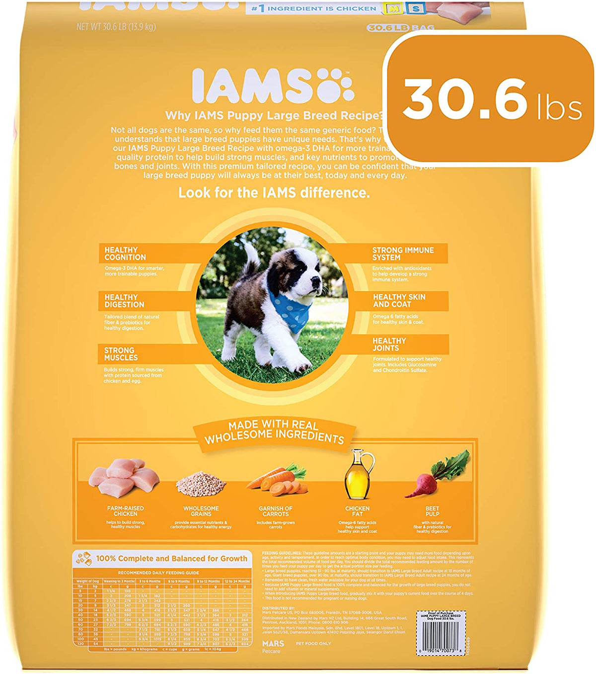 Iams Puppy Dry Dog Food, Chicken, All Breed Sizes