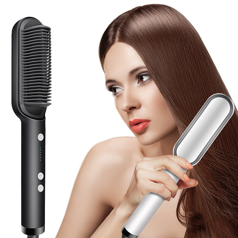 【NEW YEAR SALE 50% OFF】Negative Ion Hair Straightener Brush