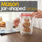 (LAST CHANCE TO GET 70% OFF TODAY)Reusable Mason Bottle Ziplock Bags