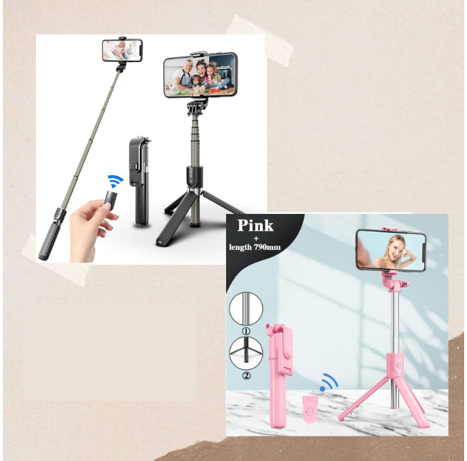 🎅(CHRISTMAS PRE SALE - 70% OFF) 6 IN 1 WIRELESS BLUETOOTH SELFIE STICK 🔥