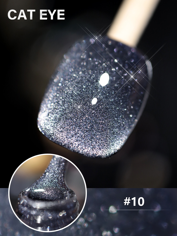 🔥🔥HOT SALE NOW-Laser Diamond Cat Eye Nail Polish-Buy 3 Save 10%