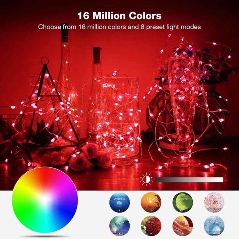 Personalized Christmas LED String Lights