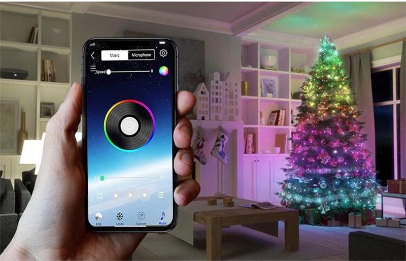 Personalized Christmas LED String Lights